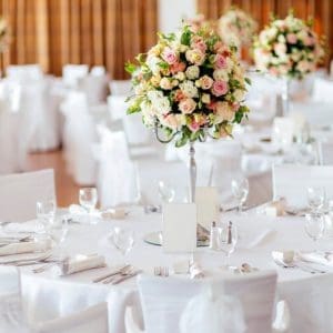 Charlotte Speculo Floral Designer Table Centrepiece