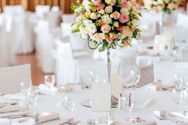 Charlotte Speculo Floral Designer Table Centrepiece